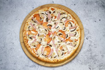 Пицца ветчина и грибы (30 см)